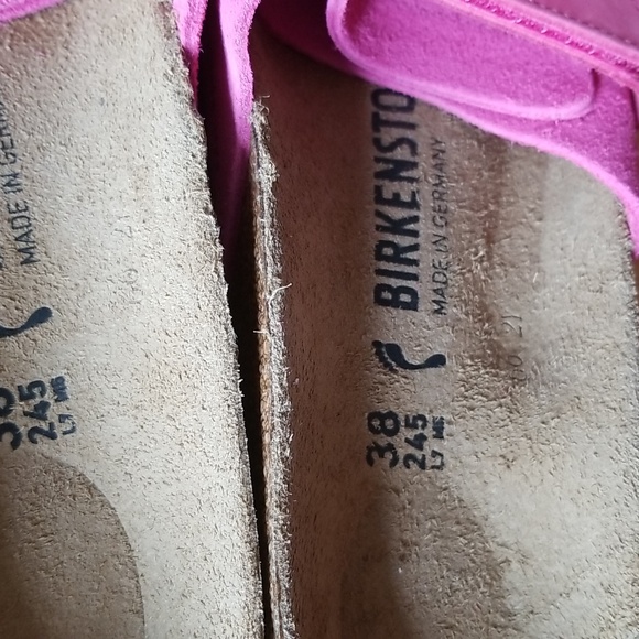 Birkenstock Oita Slide Sandal in Fuchsia - Picture 5 of 12